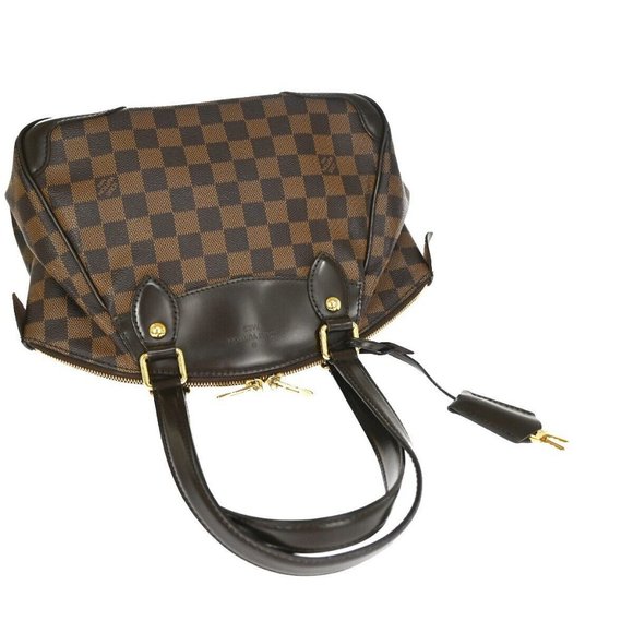 LOUIS VUITTON Verona PM Shoulder Bag Damie Ebene Leather Brown - Picture 2 of 15